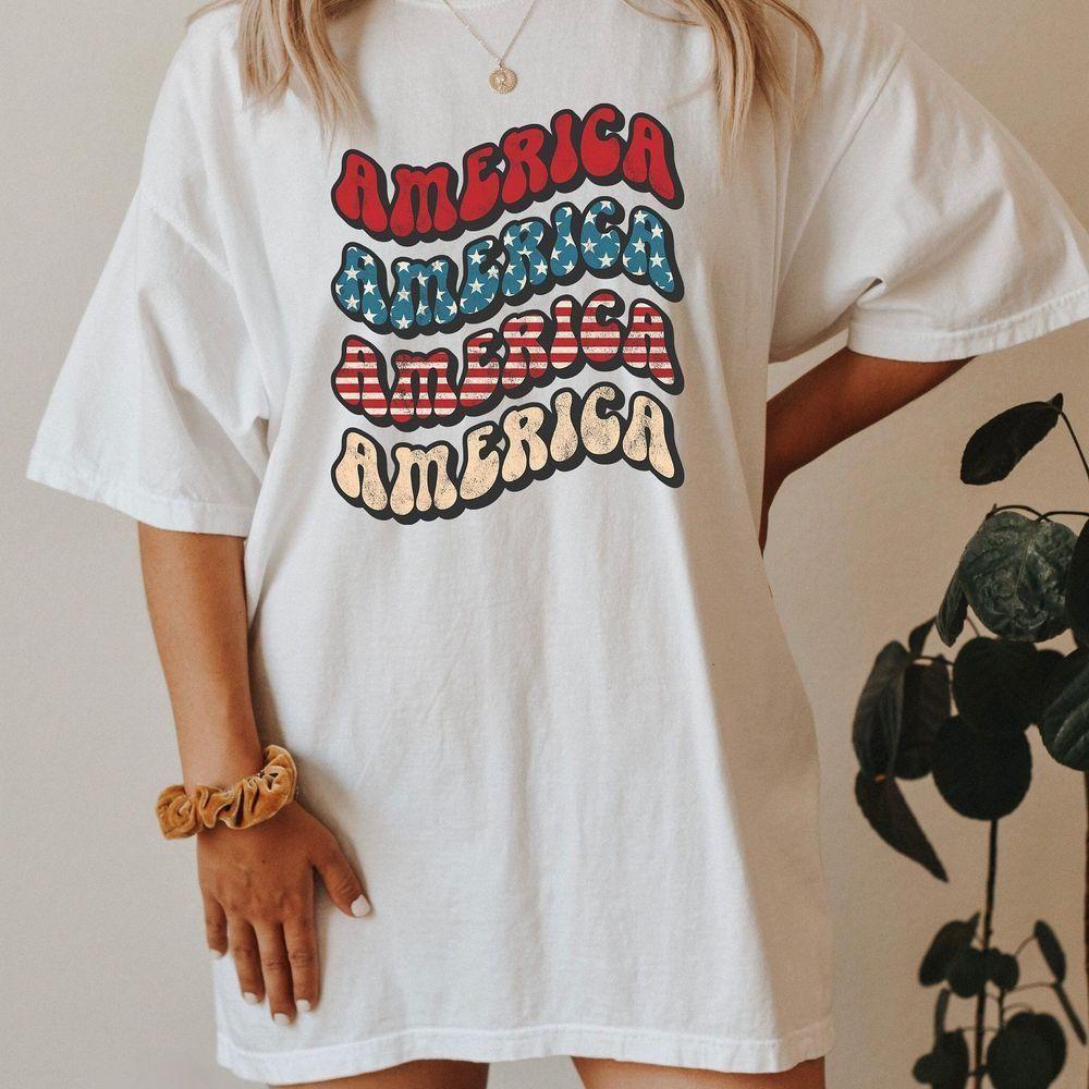 Retro America Font Usa 10 Vuitino Merch